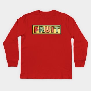 FRUIT Kids Long Sleeve T-Shirt